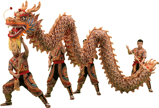 Dragon de la danza tradicional china